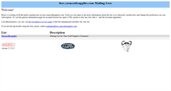 Desktop Screenshot of lists.yarncraftsupplies.com